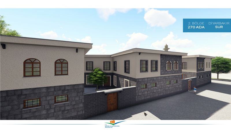 ÇEVRE VE ŞEHİRCİLİK BAKANLIĞI-Diyarbakır İli Sur İlçesi, Alipaşa, Lalebey Mahalleri 2. Bölgedeki Yeni Yapıların Proje İşi (21.285,284 m2)