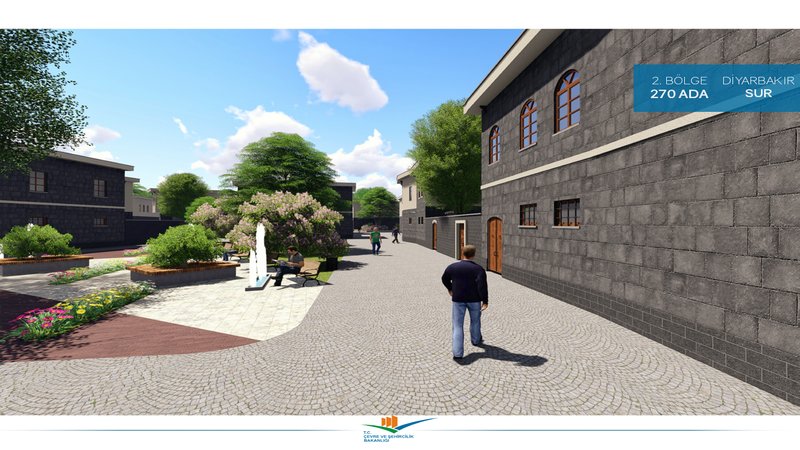 ÇEVRE VE ŞEHİRCİLİK BAKANLIĞI-Diyarbakır İli Sur İlçesi, Alipaşa, Lalebey Mahalleri 2. Bölgedeki Yeni Yapıların Proje İşi (21.285,284 m2)